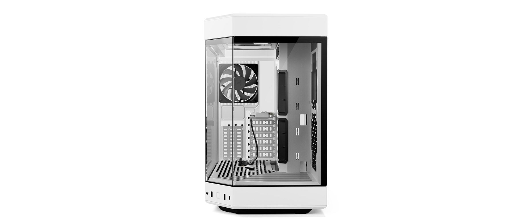 HYTE Y60 CS-HYTE-Y60-WW SNOW WHITE ABS / STEEL / TEMPERED GLASS ATX MID TOWER PC CASE-CASE-Makotek Computers