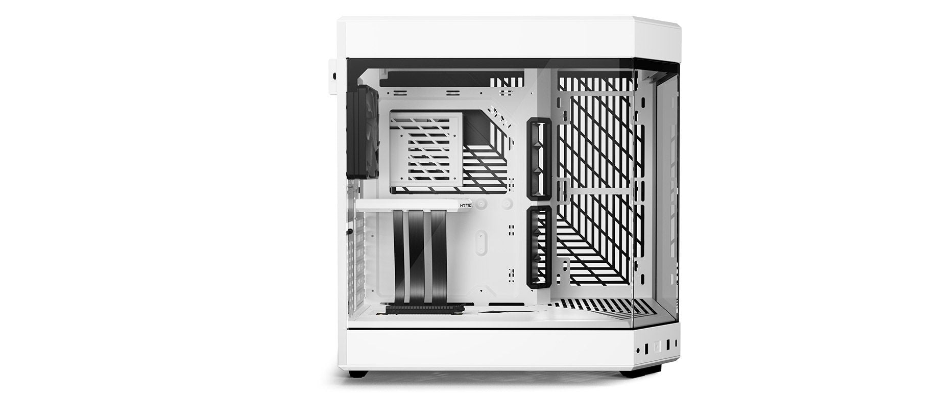 HYTE Y60 CS-HYTE-Y60-WW SNOW WHITE ABS / STEEL / TEMPERED GLASS ATX MID TOWER PC CASE-CASE-Makotek Computers