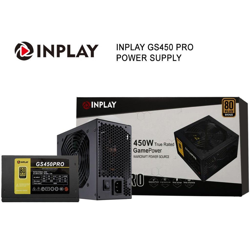 INPLAY GS450PRO RATED 450W 80PLUS BRONZE POWER SUPPLY-POWER SUPPLY UNITS-Makotek Computers