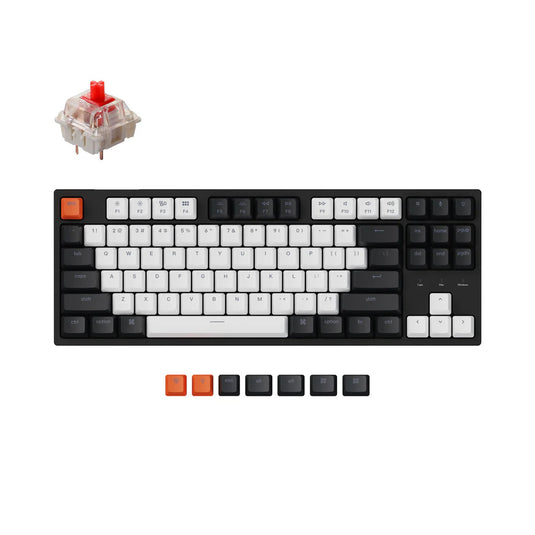 KEYCHRON C1-B1 RGB WIRED KEYBOARD | 87 KEYS | RED SWITCH | 6 MONTHS WARRANTY KEYBOARD