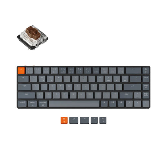 KEYCHRON K7-B3 RGB KEYBOARD | RGB BACKLIGHT | GATERON | BROWN SWITCH | 6 MONTHS WARRANTY KEYBOARD