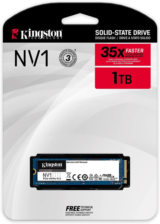 KINGSTON NV1 1TB NVME M.2 SSD-SOLID STATE DRIVE-Makotek Computers