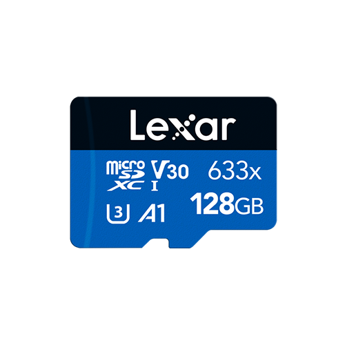 LEXAR LSDMI128BB633A 633X 128GB MEMORY | MICROSDHC | MICROSDXC | UHS-I CARD BLUE | UP TO 100 MB/S READ | 12 MONTHS WARRANTY MEMORY