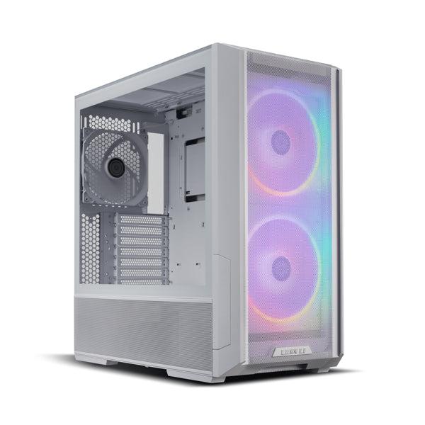 LIAN-LI LAN216RW LANCOOL 216 RGB ATX MID TOWER GAMING CASE ‚Äì WHITE | TOP AND FRONT MESH PANEL | TEMPERED GLASS SIDE PANEL | FRONT : 2 x 160MM ARGB FANS | REAR : 1 x 140MM FAN | PC CASE-PC CASE-Makotek Computers