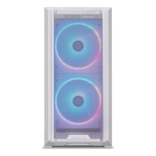 LIAN-LI LAN216RW LANCOOL 216 RGB ATX MID TOWER GAMING CASE ‚Äì WHITE | TOP AND FRONT MESH PANEL | TEMPERED GLASS SIDE PANEL | FRONT : 2 x 160MM ARGB FANS | REAR : 1 x 140MM FAN | PC CASE-PC CASE-Makotek Computers