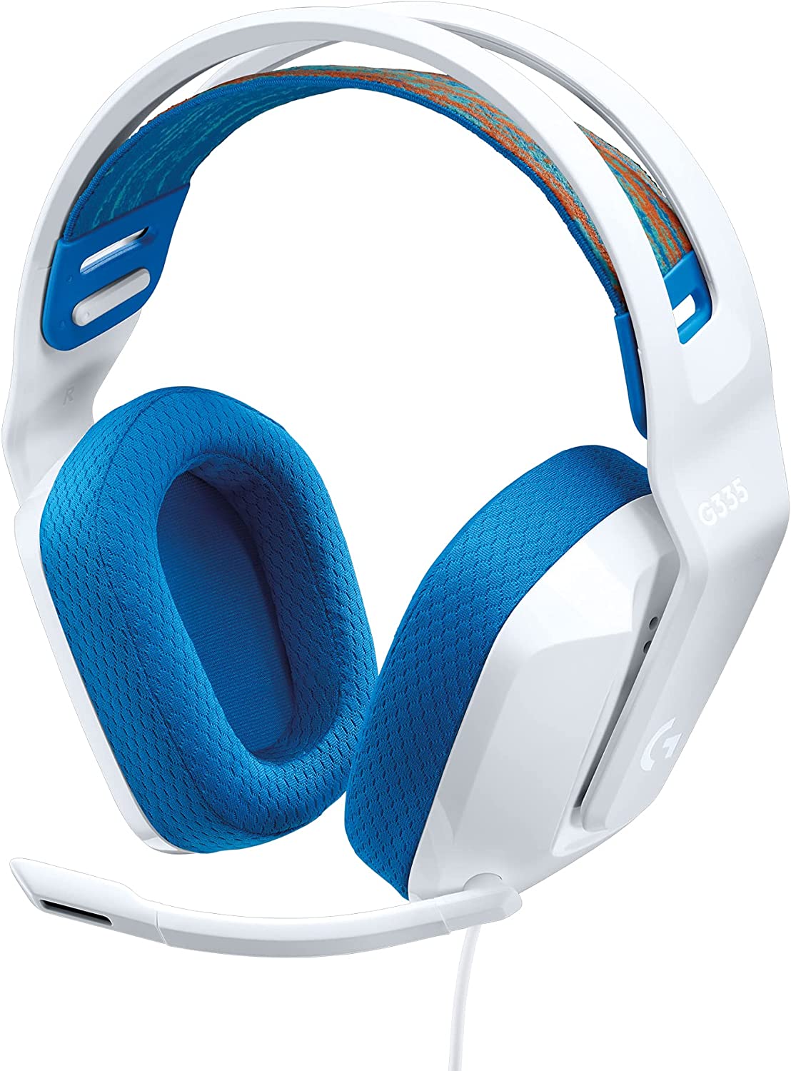 LOGITECH G335 WIRED WHITE GAMING HEADSET-HEADSET-Makotek Computers