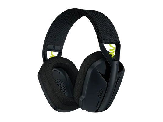 LOGITECH G435 LIGHTSPEED WIRELESS BLACK GAMING HEADSET | RECHARGEABLE | 10M WIRELESS RANGE |  6 MONTHS WARRANTY HEADSET