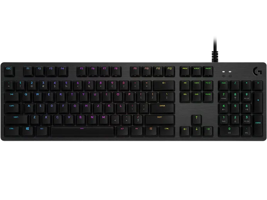 LOGITECH G512 CARBON LIGHTSYNC RGB MECHANICAL GAMING KEYBOARD | GX BLUE MECHANICAL SWITCHES | USB 2.0 | 6 MONTHS WARRANTY KEYBOARD