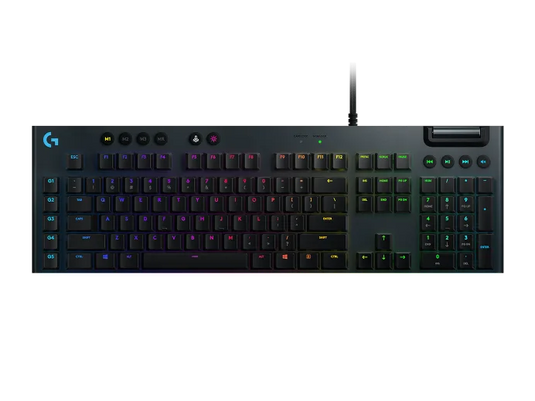 LOGITECH G813 LIGHTSYNC RGB GAMING MECHANICAL KEYBOARD CLICKY | LOW PROFILE GL SWITCHES | 1.8M CABLE LENGTH | 6 MONTHS WARRANTY KEYBOARD