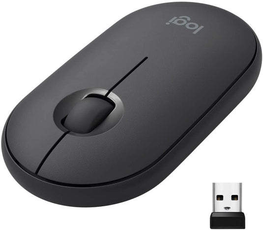 LOGITECH M350 PEBBLE WIRELESS GRAPHITE MOUSE-MOUSE-Makotek Computers