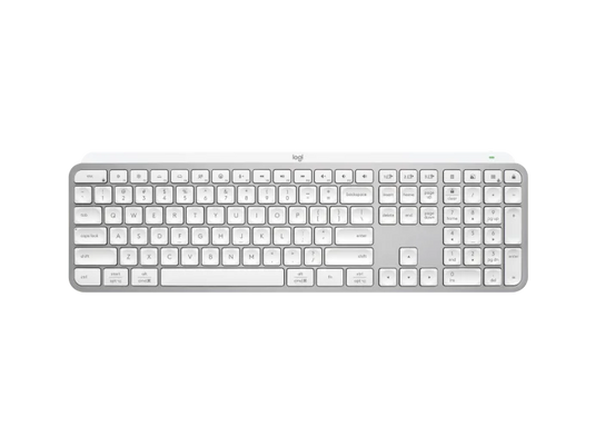 LOGITECH MXKEYSSPGY MX KEYS PALE GRAY KEYBOARD | BLUETOOTH | LOGI BOLT USB RECEIVER | USB-C RECHARGEABLE |  6 MONTHS WARRANTY KEYBOARD