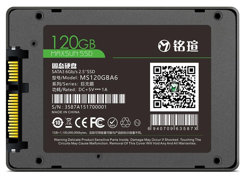 MAXSUN MS120GBX5 120GB 2.5" SATA III 6GB/S SSD SOLID STATE DRIVE-Solid State Drive-Makotek Computers