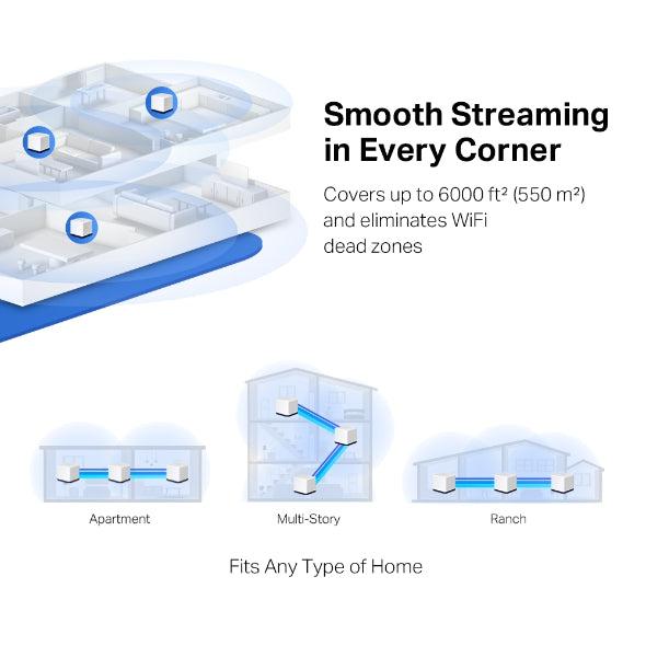 MERCUSYS HALO H50G (3 PACK) AC1900 WHOLE HOME MESH WI-FI SYSTEM-WIFI SYSTEM-Makotek Computers