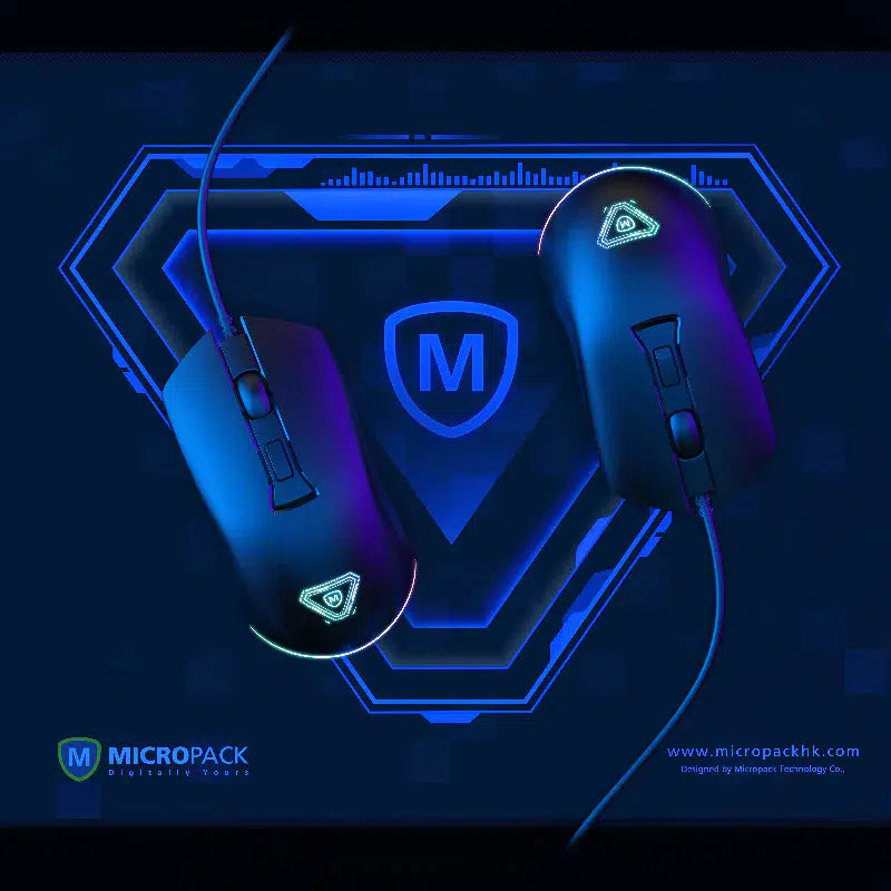 MICROPACK ATHENE GM01 GAMING WIRED MOUSE-GM01-Makotek Computers