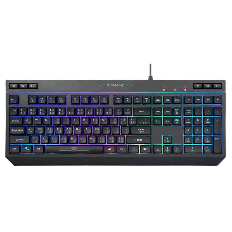 MICROPACK DIGITAL YOURS APOLLO GK20 RGB GAMING WIRED KEYBOARD-KEYBOARD-Makotek Computers