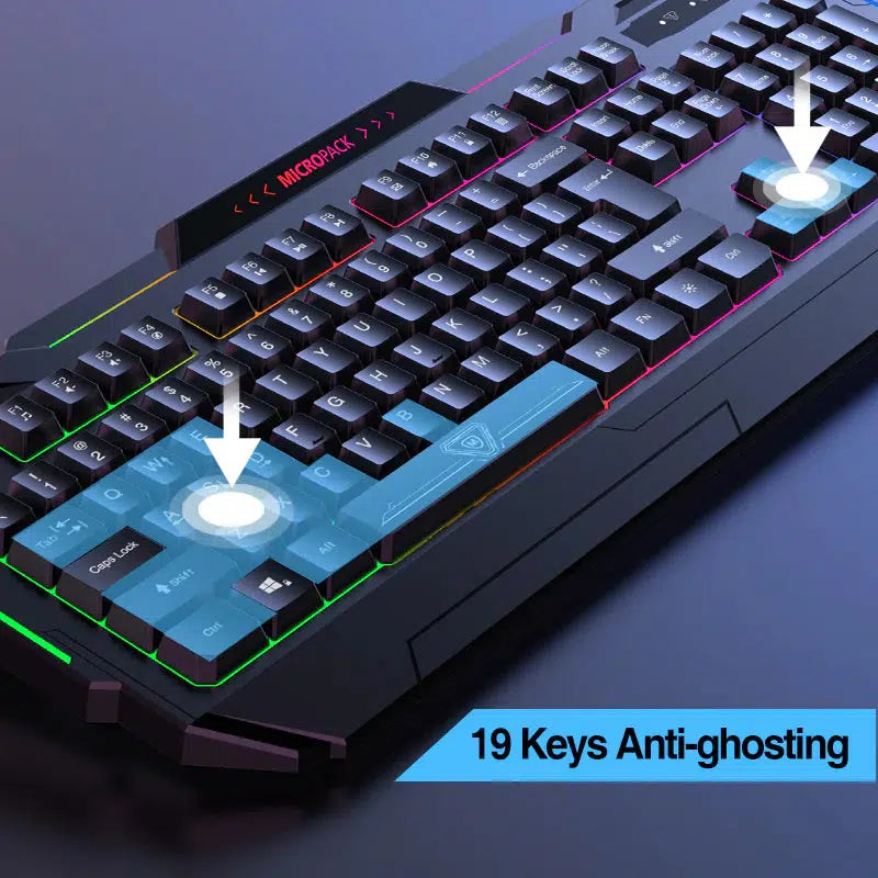 MICROPACK DIGITAL YOURS GK10 WIRED GAMING KEYBOARD-KEYBOARD-Makotek Computers