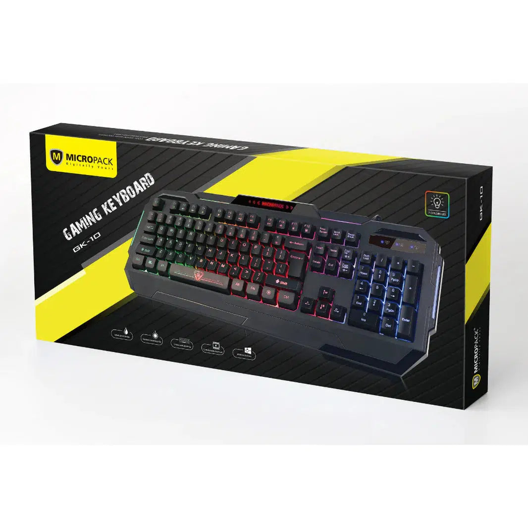 MICROPACK DIGITAL YOURS GK10 WIRED GAMING KEYBOARD-KEYBOARD-Makotek Computers