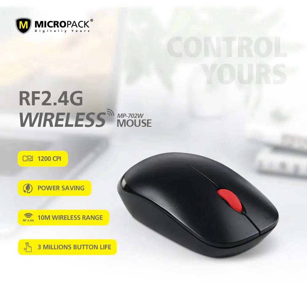 MICROPACK MP-702W WIRELESS SPEEDY LITE MOUSE-MOUSE-Makotek Computers