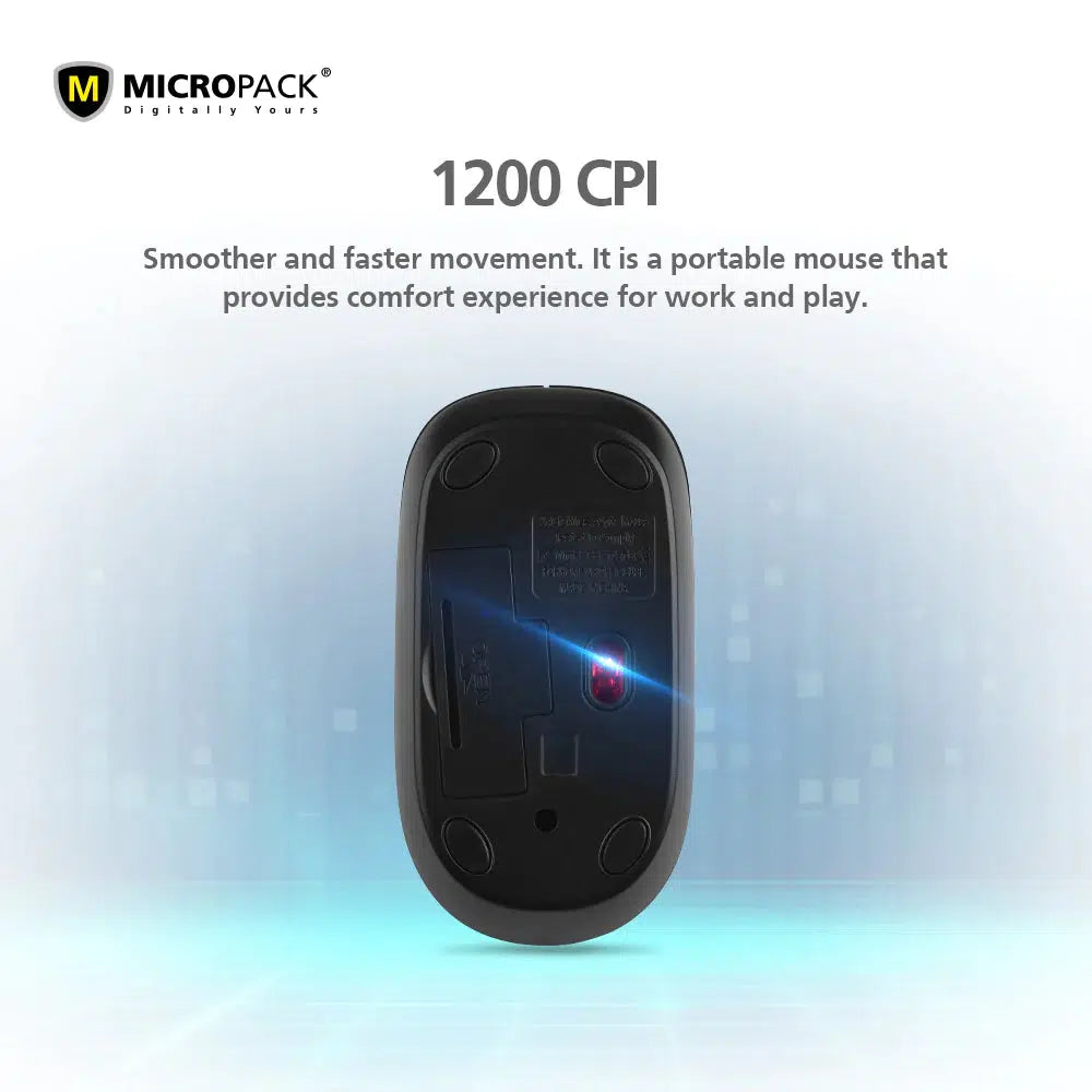 MICROPACK MP-702W WIRELESS SPEEDY LITE MOUSE-MOUSE-Makotek Computers