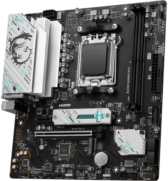 MSI B650M GAMING WIFI MOTHERBOARD | MICRO-ATX | DDR5 | 2X DIMM | UP TO 128GB | 2X M.2 SLOTS | 12 MONTHS WARRANTY