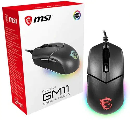 MSI CLUTCH GM11 RGB GAMING MOUSE-MOUSE-Makotek Computers