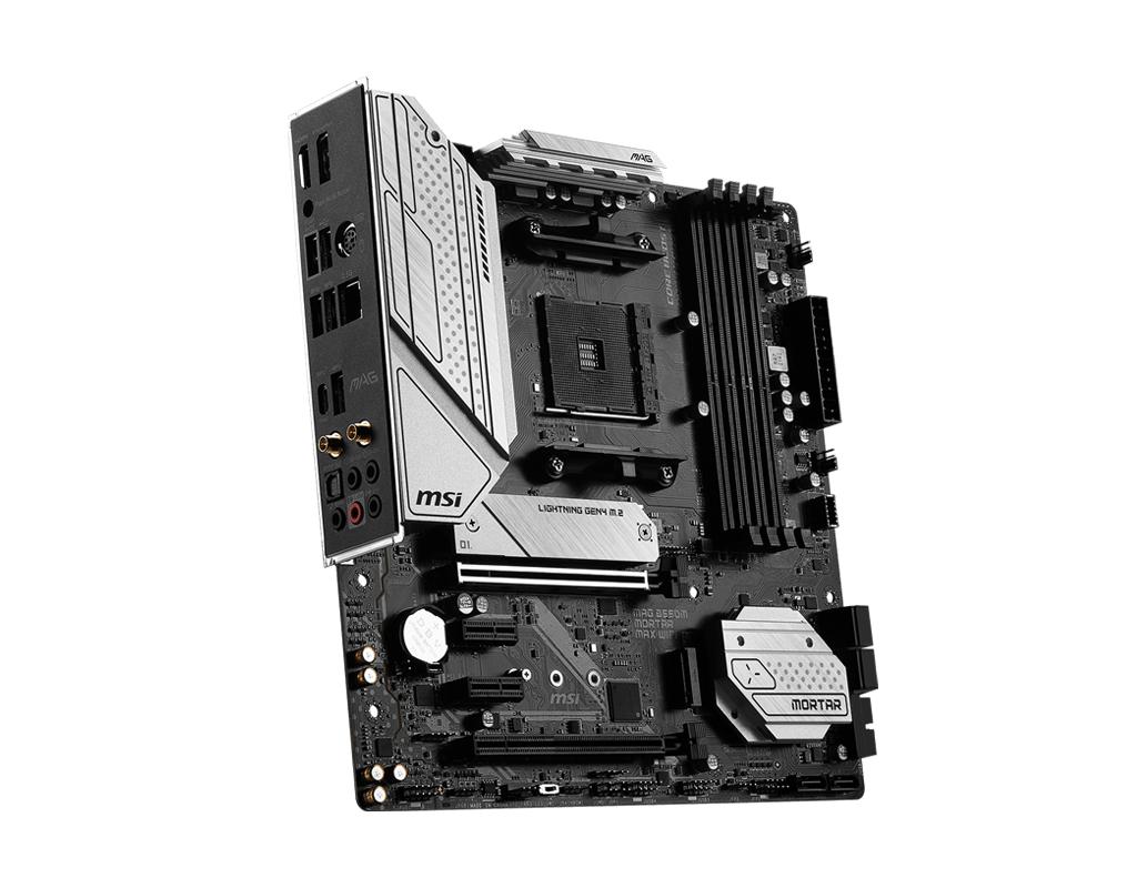 MSI MAG B550M MORTAR MAX WIFI MOTHERBOARD-MOTHERBOARD-Makotek Computers