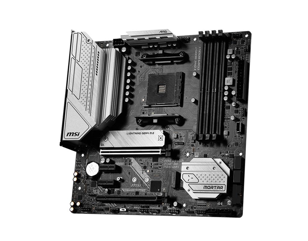 MSI MAG B550M MORTAR MAX WIFI MOTHERBOARD-MOTHERBOARD-Makotek Computers