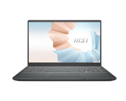 MSI MODERN 14 B5M-084PH LAPTOP ‚Äì CARBON GRAY | 14‚Ä≥ FULL HD IPS DISPLAY | AMD RYZEN 5 5500U (6-CORES 12-THREADS) | 8GB DDR4 3200MHZ | 512GB NVME PCIE SSD | AMD RADEON GRAPHICS | W11-LAPTOP-Makotek Computers