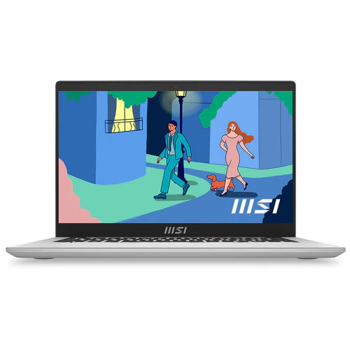 MSI MODERN 14 C12MO-1036PH | INTEL CORE I5 1235U | INTEL IRIS XE GRAPHICS | 16GB DDR4 MEMORY | 512GB NVME SSD | 14" FULL HD DISPLAY | WINDOWS 11 OS | MS OFFICE 2021 H&S | SILVER | 12 MONTHS WARRANTY | LAPTOP