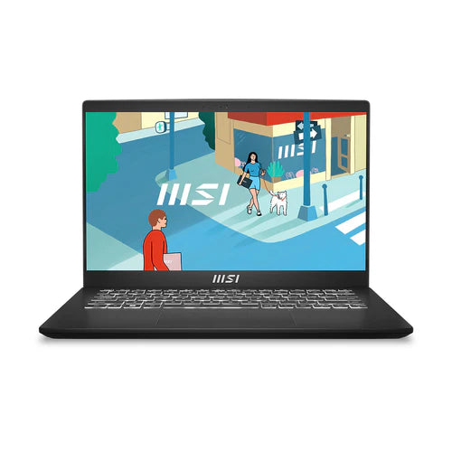 MSI MODERN 14 C7M-269PH CB | AMD RYZEN 7 7730U | 16GB 3200MHZ DDR4 MEMORY | RADEON GRAPHICS | 512GB NVME SSD | 14" FULL HD IPS LEVEL DISPLAY | WINDOWS 11 OS | 12 MONTHS WARRANTY LAPTOP