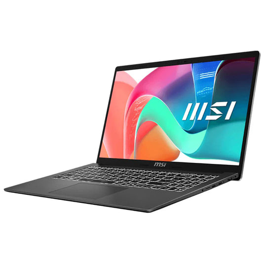 MSI MODERN 15 F13MG-028PH PLAT GRAY | INTEL CORE I7 1355U | 16GB 3200MHZ DDR4 MEMORY | INTEL IRIS XE GRAPHICS | 512GB NVME SSD | 15.6" FULL HD IPS DISPLAY | MS OFFICE 2021 H&S | WINDOWS 11 OS | 12 MONTHS WARRANTY LAPTOP