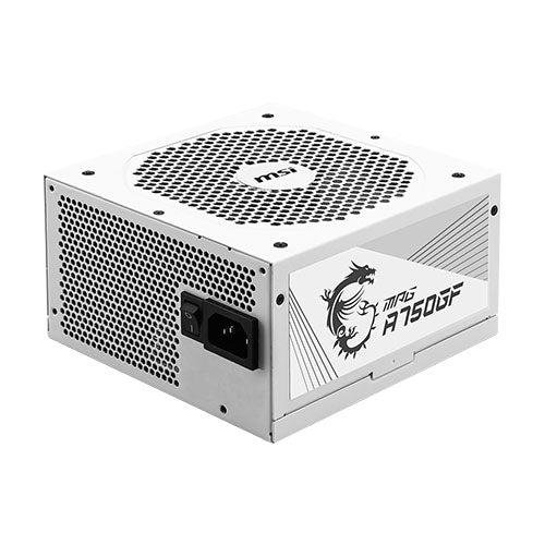 MSI MPG A750GF WHITE GOLD 750W 80+ FULL MODULAR PSU POWER SUPPLY-POWER SUPPLY UNITS-Makotek Computers