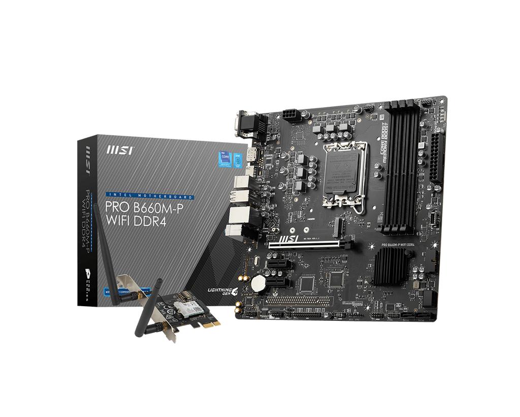 MSI PRO B660M-P WIFI DDR4 M-ATX MOTHERBOARD-MOTHERBOARDS-Makotek Computers