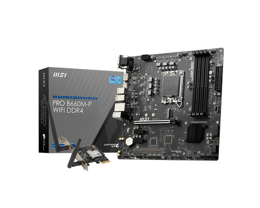 MSI PRO B660M-P WIFI DDR4 M-ATX MOTHERBOARD-MOTHERBOARDS-Makotek Computers