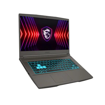 MSI THIN A15 B7VE-043PH | AMD RYZEN 5 7535HS | 8GB 4800MGZ DDR5 MEMORY (UPTO 64GB) | RTX 4050 6GB GDDR6 GRAPHICS CARD | 512GB NVME SSD | 15.6" FULL HD IPS LEVEL 144HZ DISPLAY | WINDOWS 11 OS | 12 MONTHS WARRANTY LAPTOP