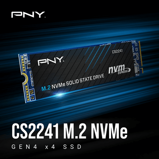 PNY CS2241 M.2 NVME SSD | 1TB | PCIE GEN4X4 | 12 MONTHS WARRANTY SOLID STATE DRIVE