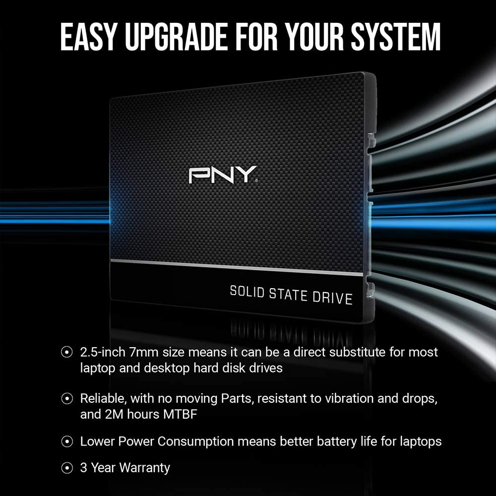 PNY CS900 2.5 SATA3 250GB SSD-SSD-Makotek Computers