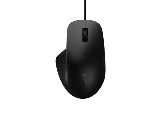 RAPOO N500 WIRED USB OPTICAL MOUSE BLACK