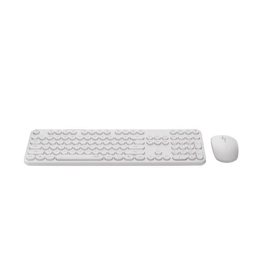 RAPOO X260S WIRELESS KEYBOARD AND MOUSE COMBO (2.4GHZ/ 1300 DPI MOUSE) WHITE