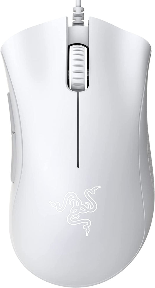 RAZER DEATHADDER ESSENTIAL WHITE MOUSE-MOUSE-Makotek Computers