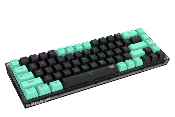 REDRAGON CASTOR PRO WIRED 2.4G BT 68-KEYS RGB GAMING KEYBOARD-KEYBOARD-Makotek Computers