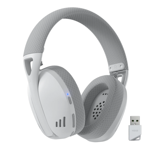 REDRAGON H848 IRE PRO WHITE-GRAY WIRELESS | BLUETOOTH | WIRED HEADSET