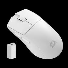 REDRAGON M916 PRO 4K WIRELESS GAMING MOUSE | TRI MODE | 100-26000 DPI | 5 PROGRAMMABLE BUTTONS | WHITE | 6 MONTHS WARRANTY MOUSE