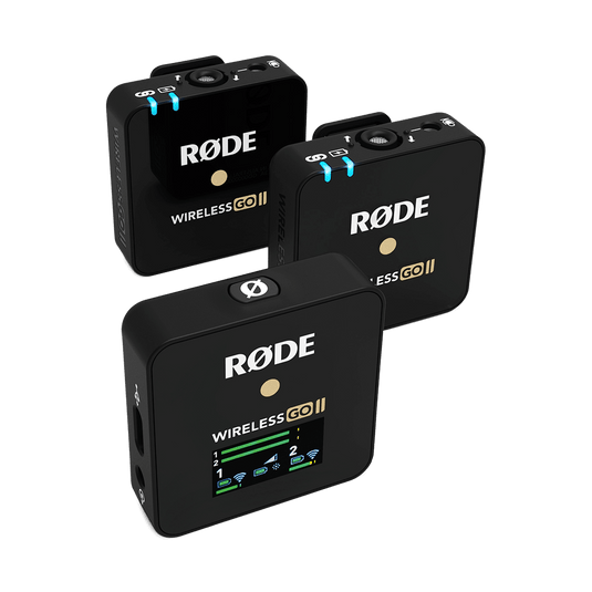 RODE WIRELESS GO II | COMPACT | SINGLE | DIGITAL | WIRELESS MICROPHONE