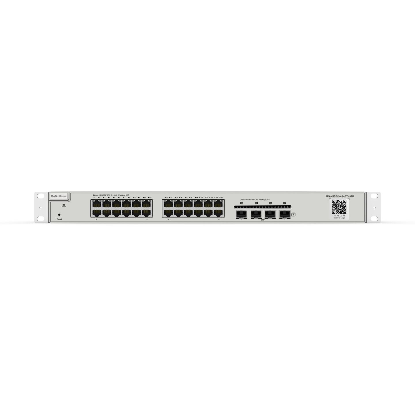 RUIJIE RG-NBS5100-24GT4SFP 28-PORT GIGABIT LAYER 3 NON-POE SWITCH-SWITCH-Makotek Computers