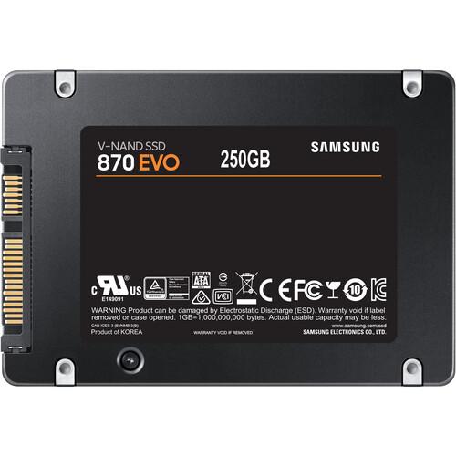 SAMSUNG EVO 870 250GB 2.5 SATA SSD SOLID STATE DRIVE-SOLID STATE DRIVE-Makotek Computers