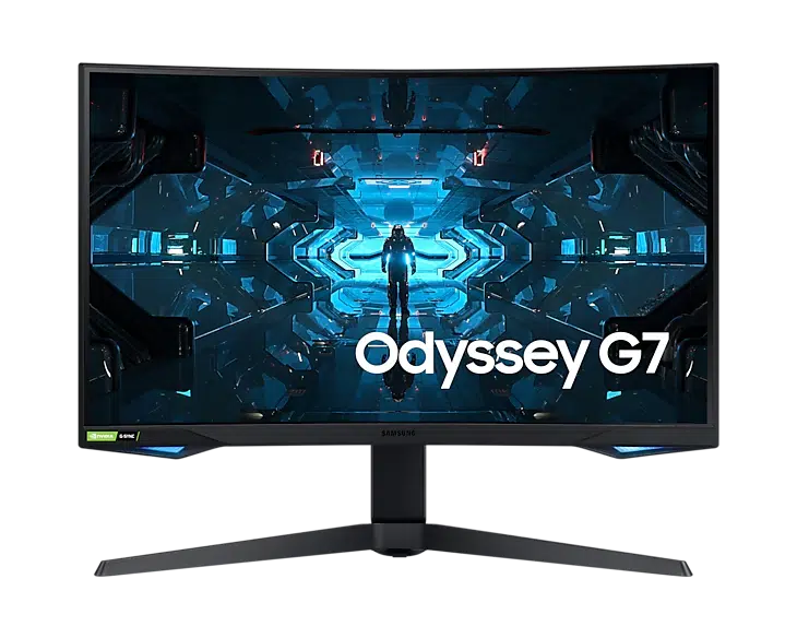 SAMSUNG LC27G75TQSEXXP 27" ODYSSEY G7 2K WQHD 240HZ 1MS GAMING MONITOR-MONITOR-Makotek Computers