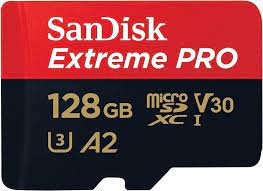 SANDISK EXTREME PRO SDSQXCD-128G-GN6MA 128GB MICROSDXC | UHS-I CARD | 200MBS |  MEMORY