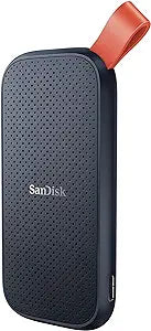 SANDISK (SDSSDE30-480G-G25) 480GB PORTABLE SSD, USB 3.2 GEN 2, READ SPEED UP TO 520MB/S