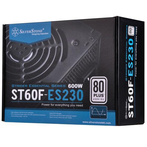 SILVERSTONE STRIDER ESSENTIAL SERIES SST-ST60F-ES230 600W 80 PLUS POWER SUPPLY-POWER SUPPLY UNITS-Makotek Computers